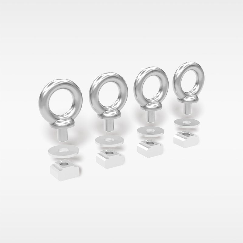 Cargo Slide Tie-down kit / Eyelets 4 Pieces